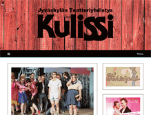 Tablet Screenshot of kulissi.fi